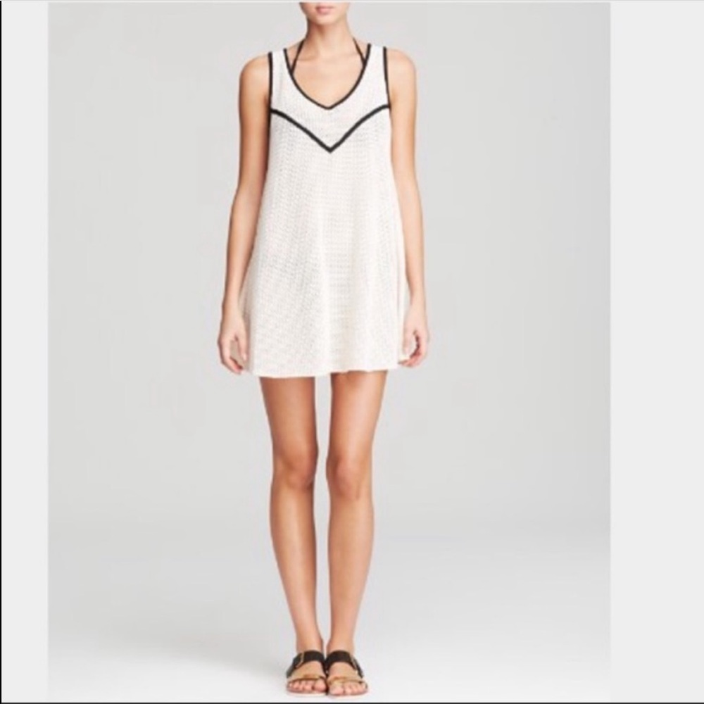 Shoshanna Crochet Trapeze Cover-up dress Small NWT